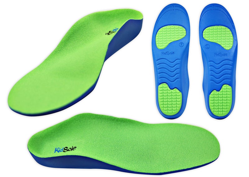 KidSole Neon Fix Premium Grade Orthotic Insole by KidSole For Flat Feet and Arch Support (20 CM) Kids Size 12-1.5 - Image 4